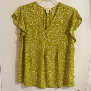 Cynthia Rowley Floral Blouse